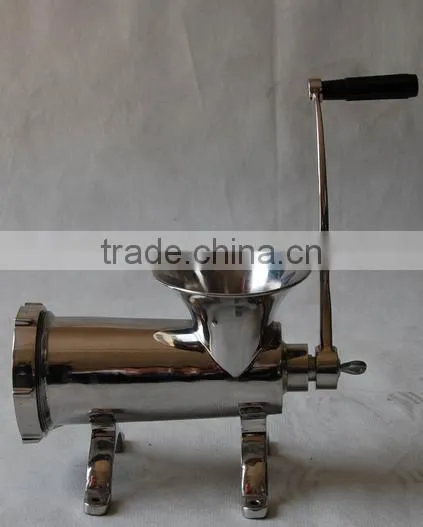 manual stainless steel meat mincer / stainless steel meat grinder