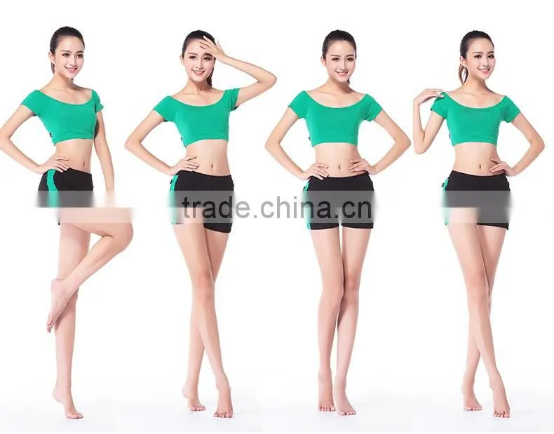 sexy 90% polyester 10% spandex blank yoga wear wholesale for girls