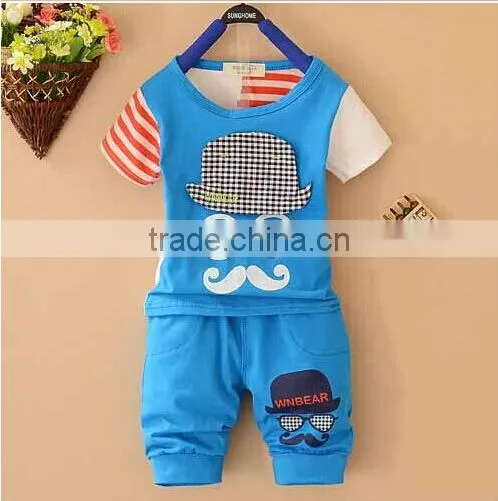 Wholesale cloth boy set sweet child cloth
