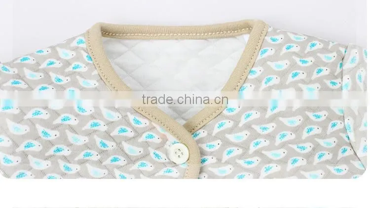 Wholesale Autumn Full Sleeve Knitted Bird Prining Baby Girl Sweater
