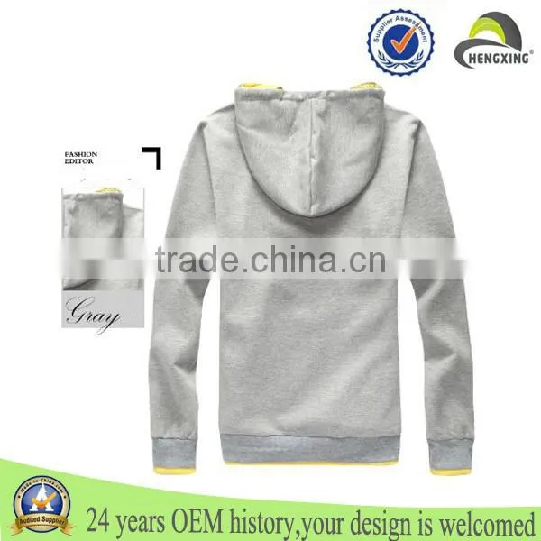 2015 New fashion spring & autumn cotton sweatshirt and hoodies for men