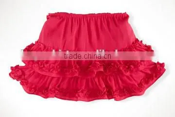 childrens boutique clothing black and white ruffle skirt Baby Cloth Girl Christmas Wear Party Dance Wear Cotton Skirts