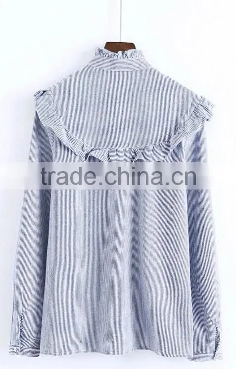Runwaylover EY2360B Women embroidery blouses floral vintage loose office linen tops ladies shirts