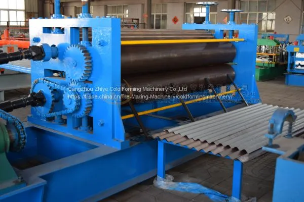 Barrel Steel Corrugated Sheet Roll Forming Machinery