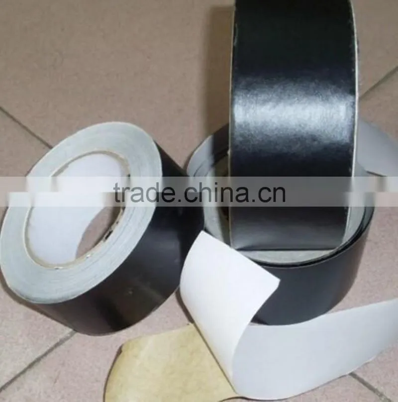 black fiberglass insualtion aluminum foil tape