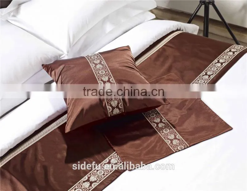 Luxury Cheap Hotel 100% Cotton Sateen Bed Linen