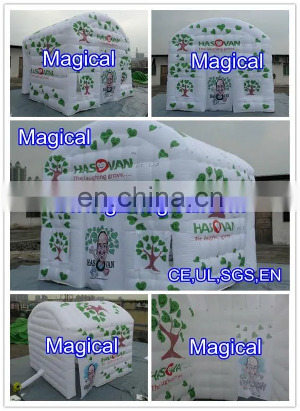 cube inflatable with lighting