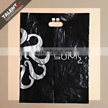 custom printed Fashion die cut promotion plastic shopping bag