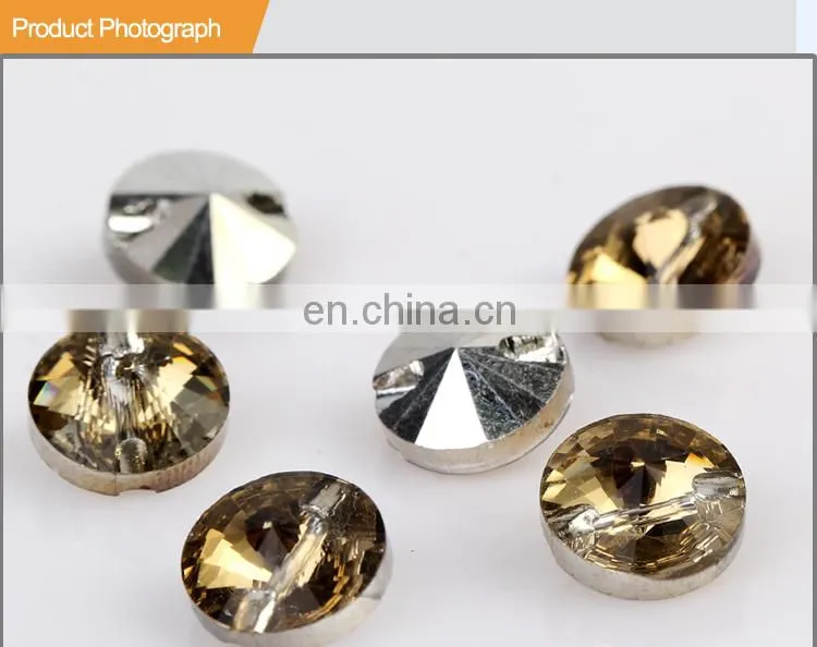 Rhinestone Shank Button for Shirt or Decoration BA60386