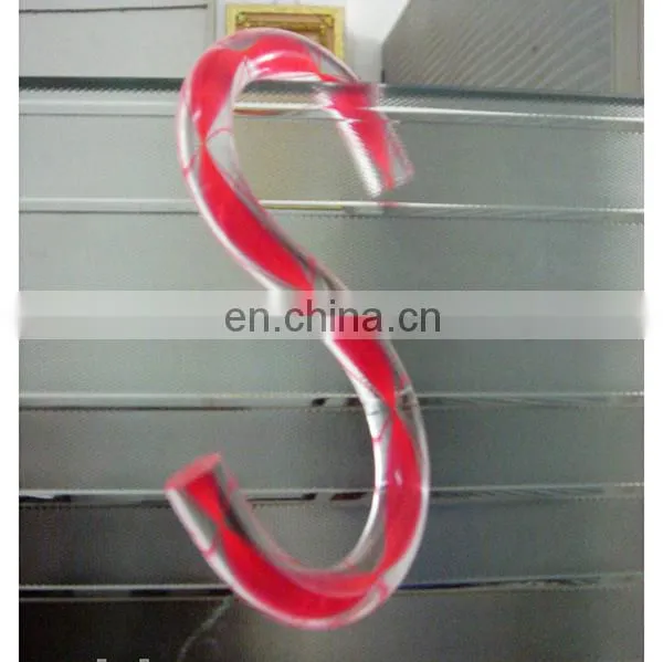 new colorful acrylic bulk small s hooks