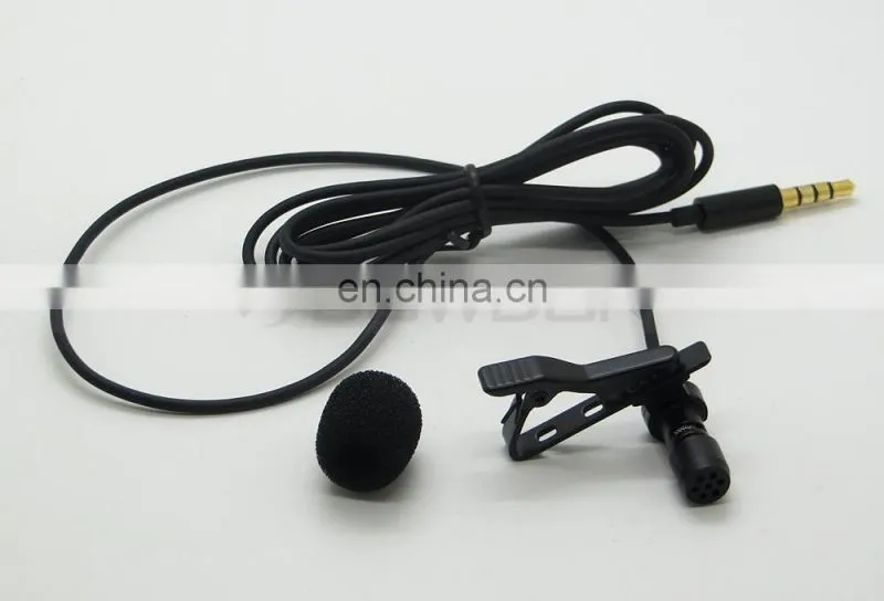 Metal Casing Seacue 3.5mm Lapel Clip-on Lavalier Microphone for iPhone,iPad,Android Phones