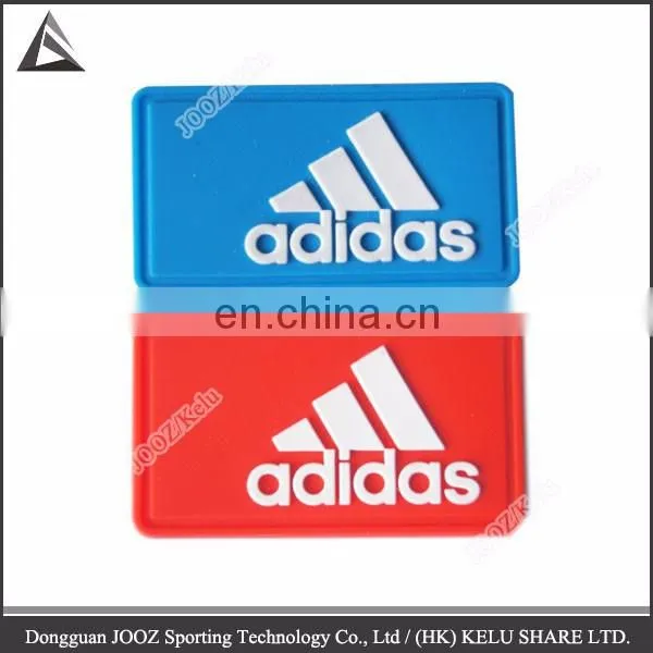 dongguan OEM custom fabric label silicone rubber sticker garment label