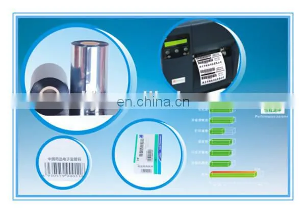 printer consumables General WAX YD-100 to print label barcode 110mm*300m thermal ribbon, wax ribbon, premium wax ribbon