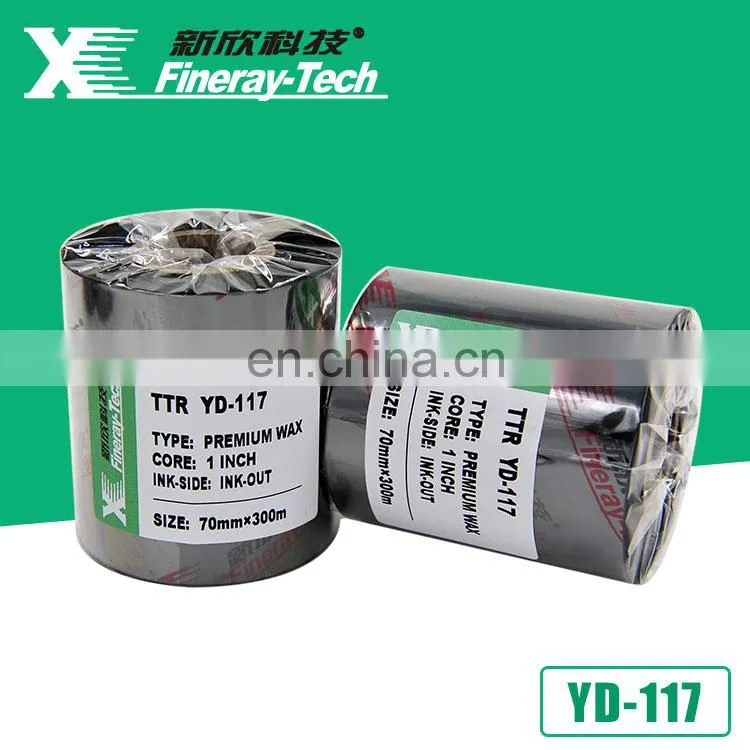Wax ribbon in Printer ribbons 110mm*300m black