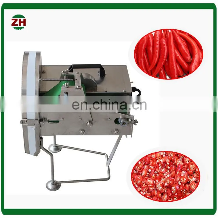 Belt conveyor red pepper vegetable cutting machine fruit slicer