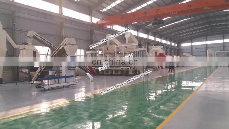Professional wood log chips straw stalks rice husk biomass fuel pellet making machine with great price