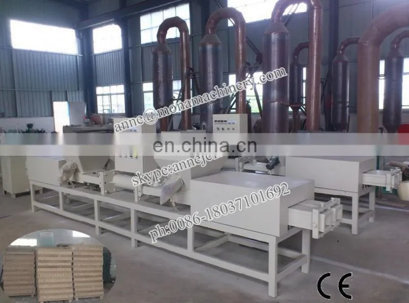 Two Head Wood Sawdust Hot Pressing Machine Wood Block Hot Press Machine With Factory Price