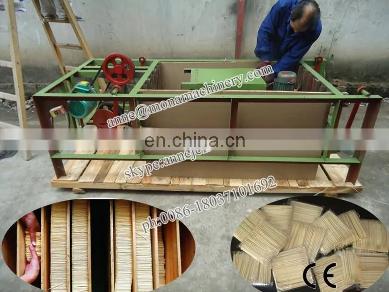 Longlife bamboo/wood toothpick manufacturing machine, whole production line for toothpick maker