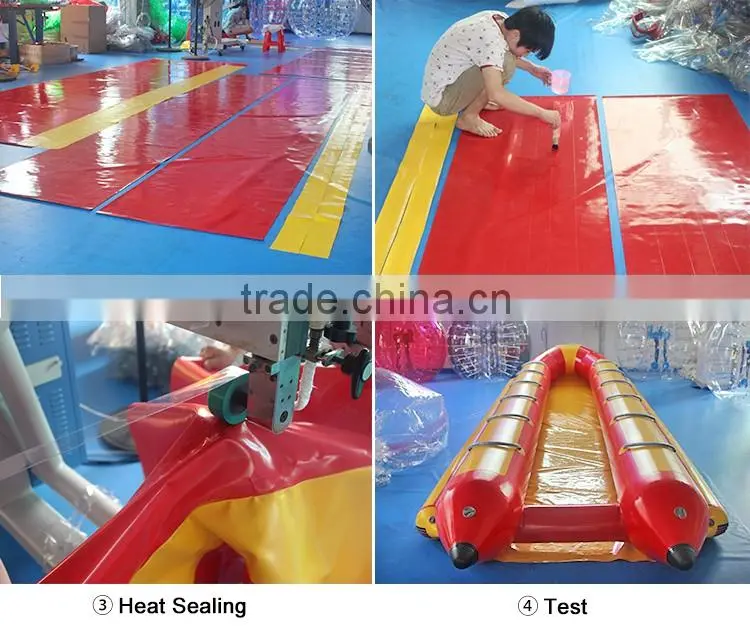 high quality 0.9mmPVC inflatable flying towables flying fish