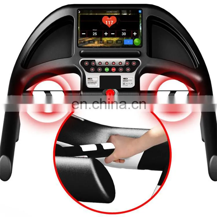 high quality fitness treadmill home use treadmill lose weight running machine for gym with wifi touch screen