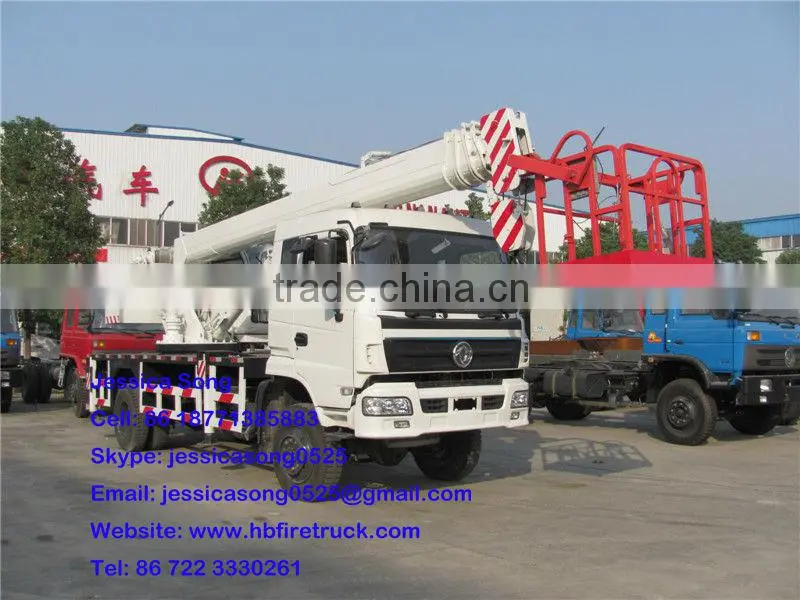 DongFeng DFL 24m telescopic bucket truck