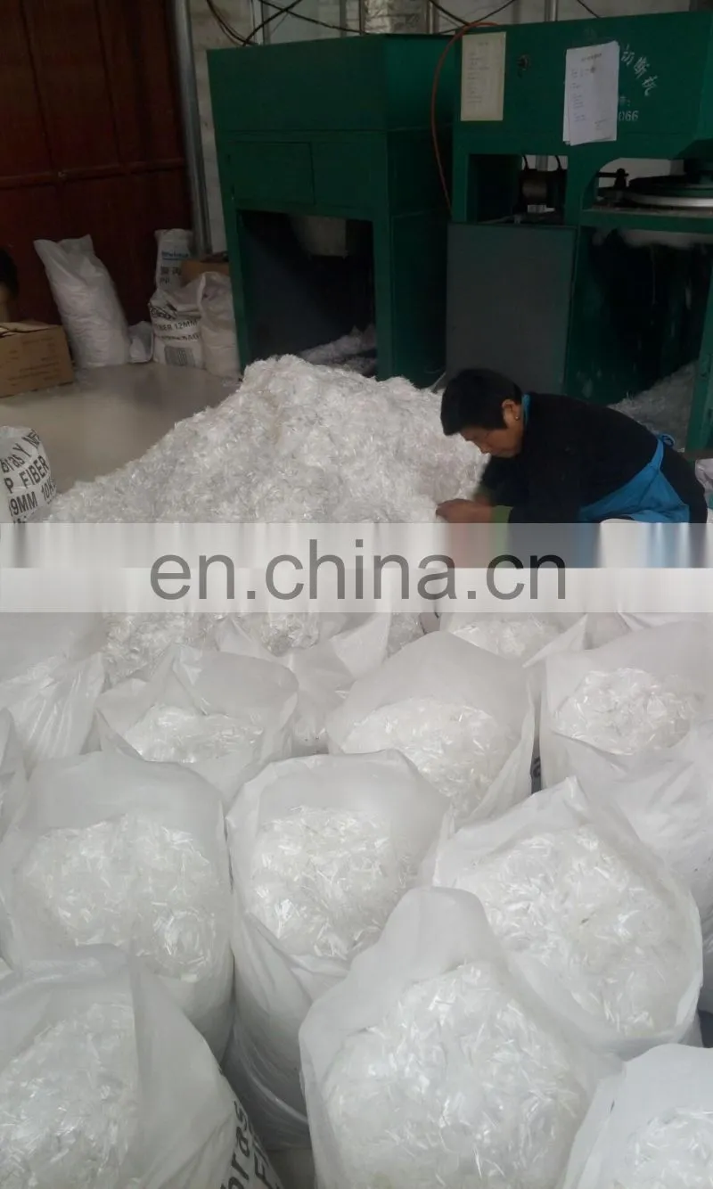 high tenacity 12mm pp reinforcement fiber for construction