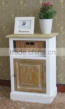 bedroom furniture classic White MDF bedside table/cabinet