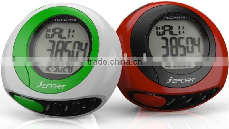 Wonderful flip up design step pedometer counter
