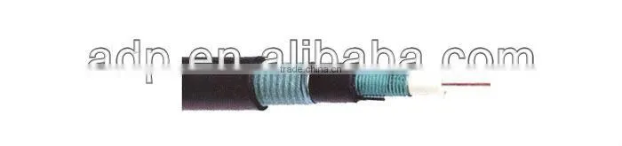 GYXTW53 Single Mode G652 Fiber Optic Armored Double Sheath Cable