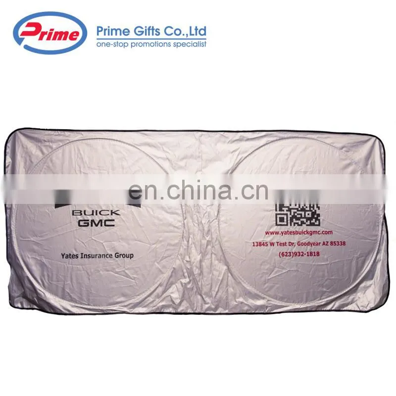 Promotional custom design foldable funny car sunshade