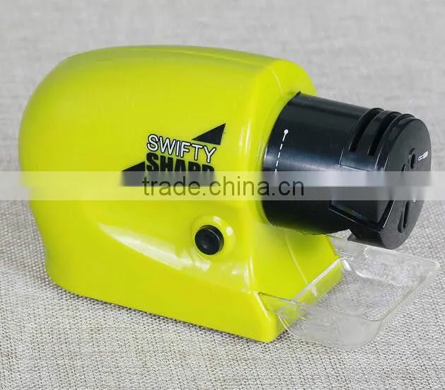 As Seen On Tv Brand New arrivel cordless electric knife sharpener swifty sharp for kitchen,portable knife sharpener stone