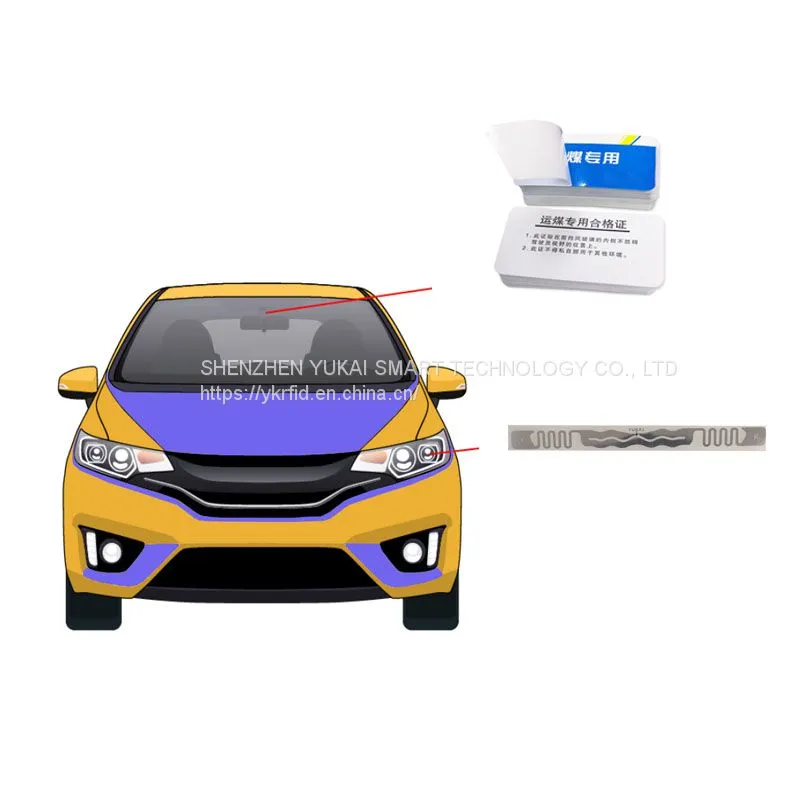 wehicle uhf rfid label
