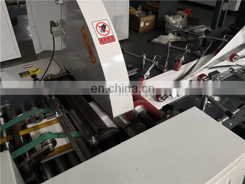 HD400E Automatic degradable v-shaped sharp flat bottom paper bag making machine