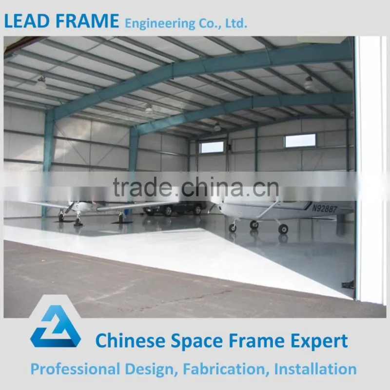 Hot sale steel space truss space frame with lower price hangar