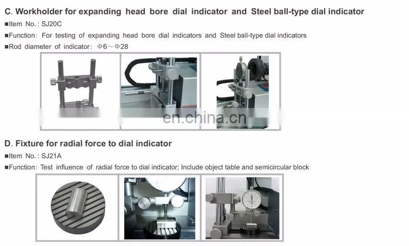 CNC Mode supported calibrator dial gauge universal testing machine for dial test indicators calibration