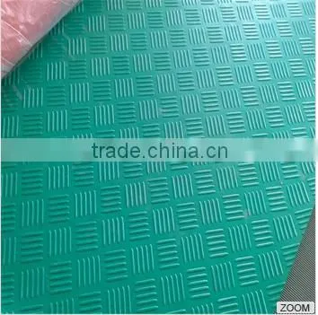 High quality anti-slip mat,corrugated rubber mat in qingdao