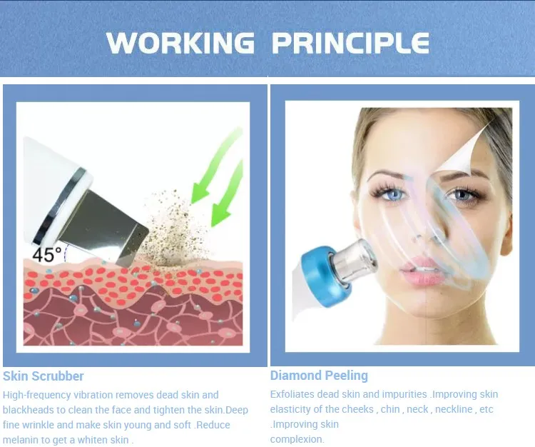 Multi-functional Skin Care Hydrogen Beauty Skin Rejuvenation Diamond Peel Microdermabrasion Hydra Oxygen Facial Machine Machine