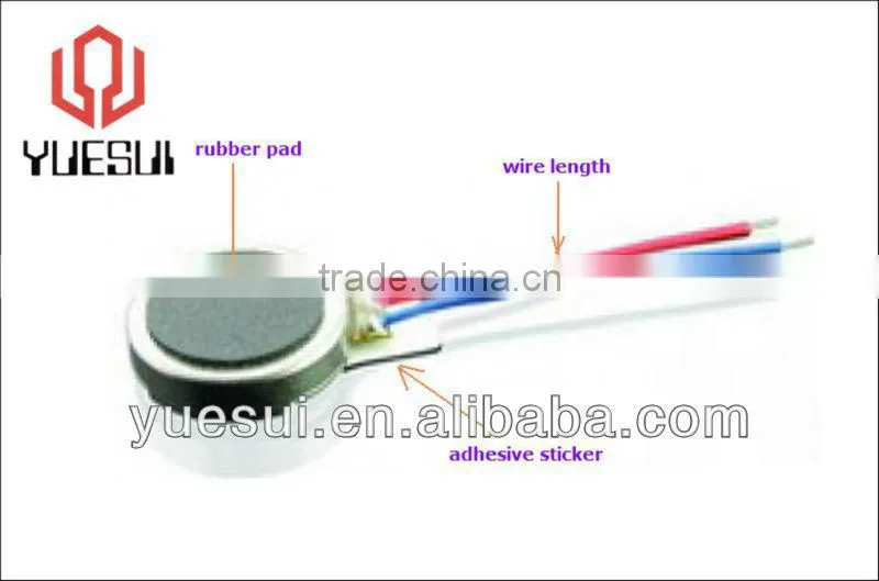 con type cell phone vibrator motors with 3.0V