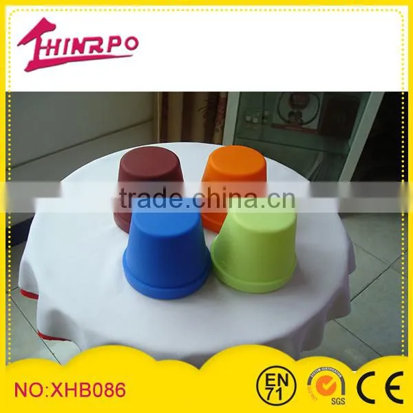 Cheap colorful decorative custom bulk silicone garden flower pot