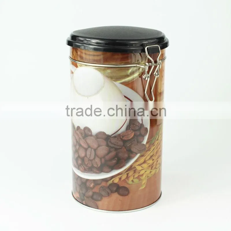 tin can with airtight lid