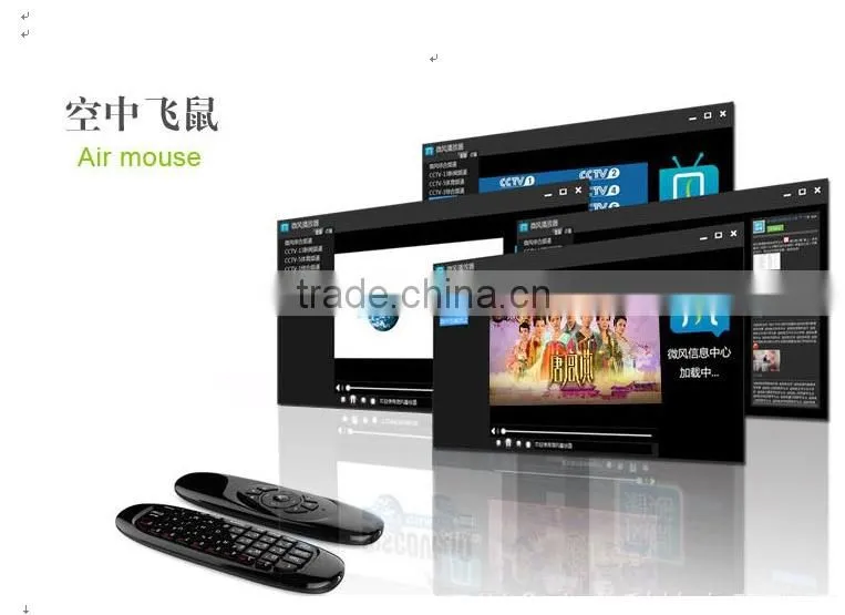best c120/T11 Air Mouse 2.4GHz Wireless Keyboard witt Universal Remote Control with new function Voice Microphones
