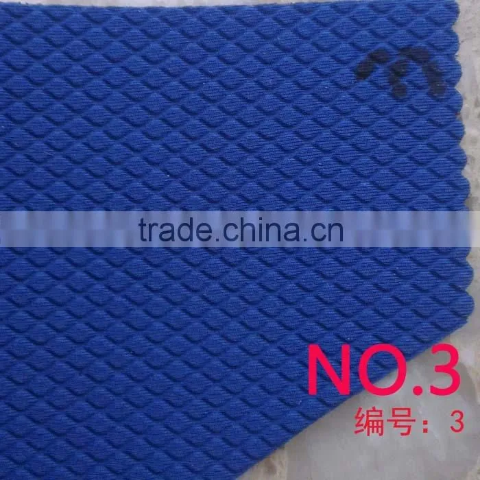 Neoprene with Sharkskin deboss pattern embossed for oven mitt