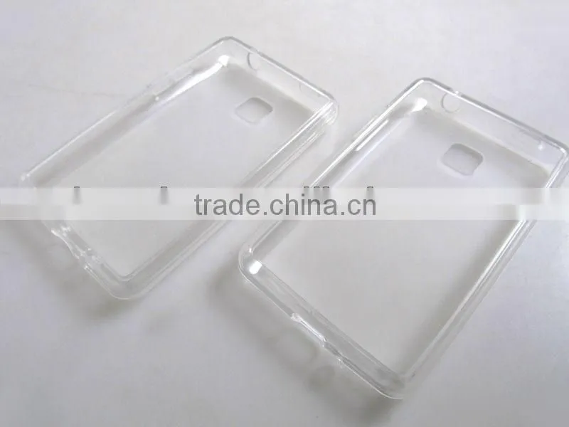 TPU rubber pudding phone case for LG E430(Optimus L3 II)