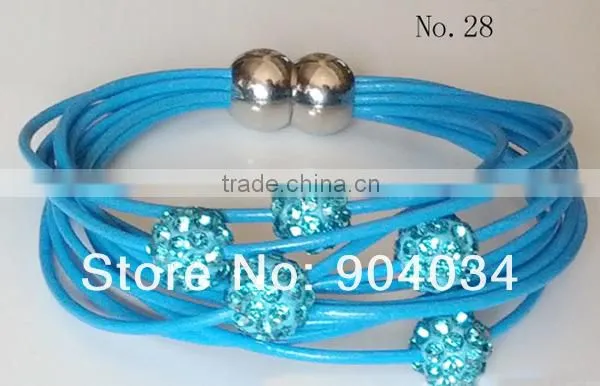2013 New Fashion Five Rhinestone Beads Tibetan Bracelet