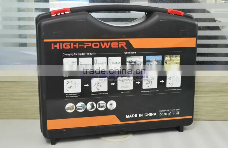 44.4Wh Power Bank 5V/12V/16V/19V Output Emergency Car Jump Starter Charger Booster