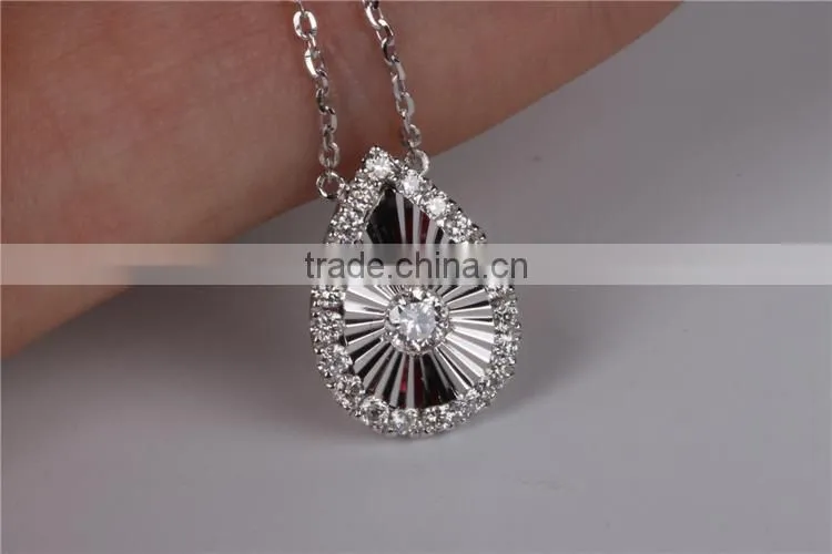 sparkel design 18k white gold necklace designs in 10g
