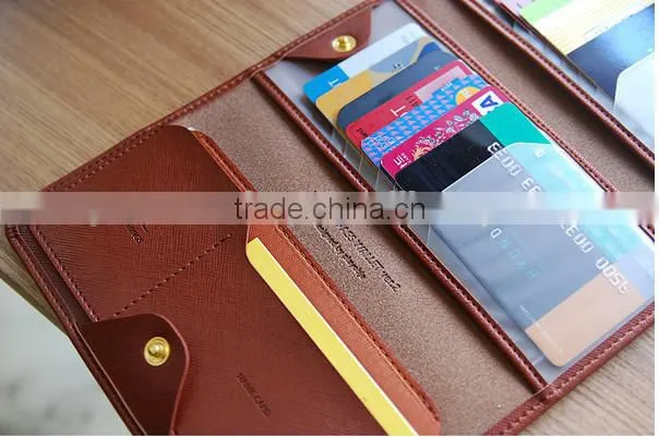 Newest Design Elegant Lady Foldable Long Credit/ID Cards Protective Holder