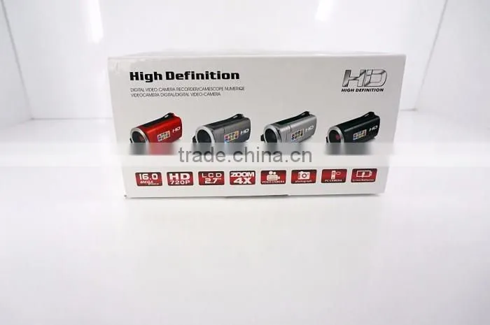 HDV-828 LowPrice 720p HD digital camcorder wit4x digital zoom