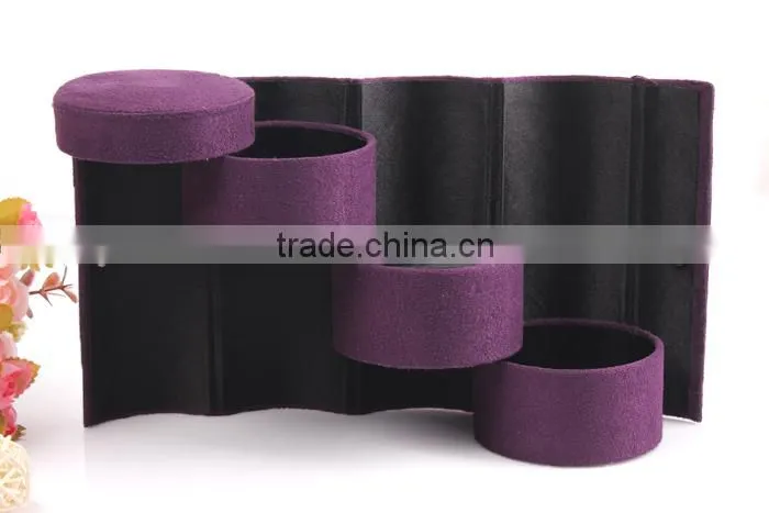 C03 ANPHY Cylinder 4 Drawers Jewelry Finding in Handbag Lady Choice Easy to Carry 6 colors stock Display