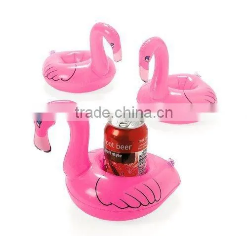 inflatable flamingos coke cooler